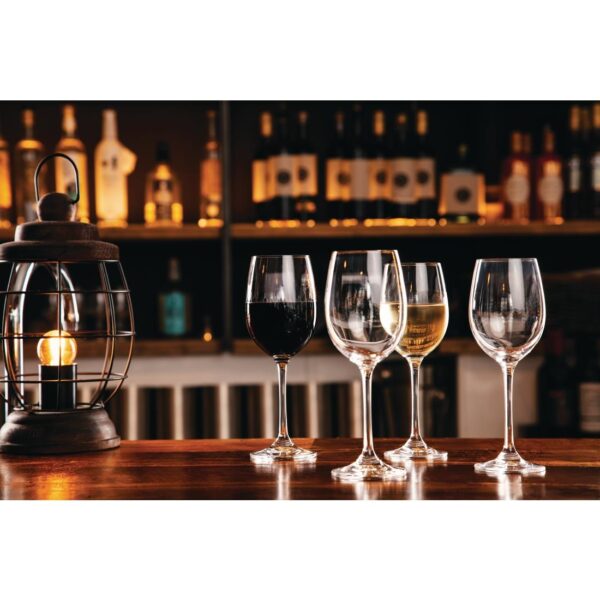 Olympia Crystal Modale Wine Glass - 395ml 14oz (13.25USoz) (Box 6) - Image 3