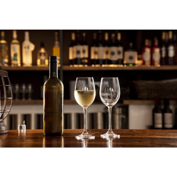 Olympia Crystal Modale Wine Glass - 300ml 10.5oz (10.25USoz) (Box 6) - Image 3