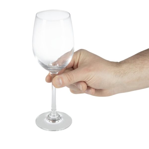 Olympia Crystal Modale Wine Glass - 300ml 10.5oz (10.25USoz) (Box 6) - Image 4