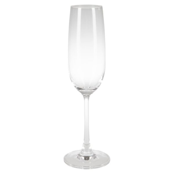 Olympia Crystal Modale Flute Glass - 215ml 7.5oz (7.25USoz) (Box 6) - Image 4