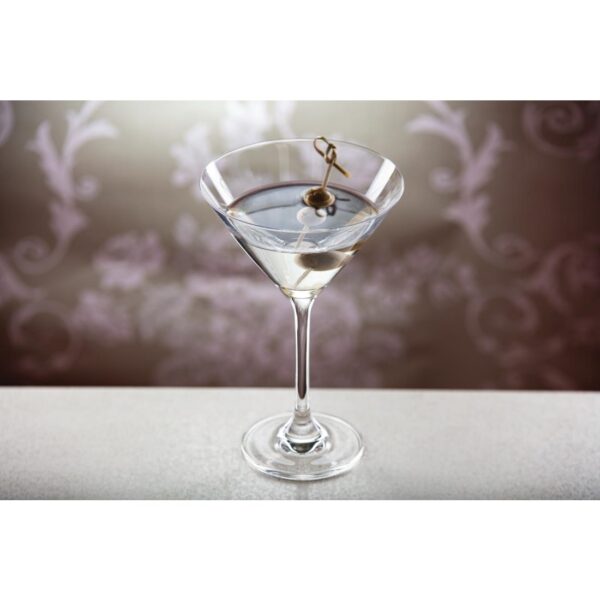 Olympia Crystal Bar Collection Martini Glass - 275ml 9.75oz (9.25USoz) (Box 6) - Image 3
