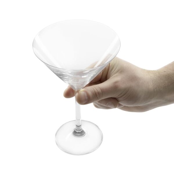Olympia Crystal Bar Collection Martini Glass - 275ml 9.75oz (9.25USoz) (Box 6) - Image 7