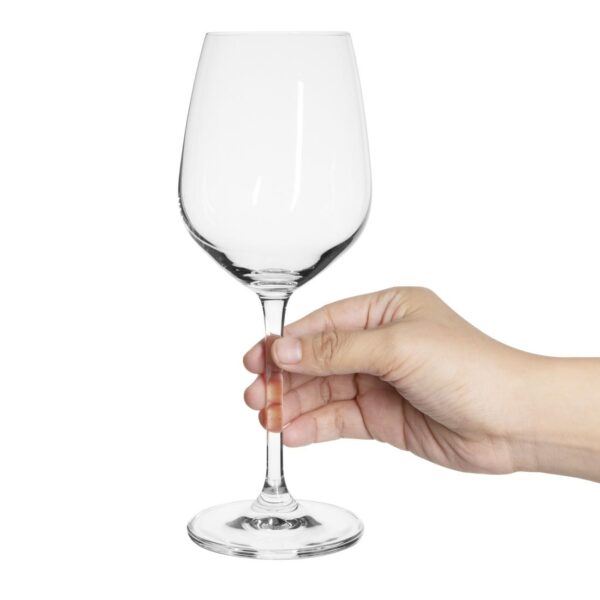 Olympia Crystal Chime Wine Glass - 365ml 12.75oz (12.25USoz) (Box 6) - Image 5