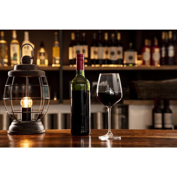 Olympia Crystal Chime Wine Glass - 495ml 17.5oz (16.75USoz) (Box 6) - Image 7
