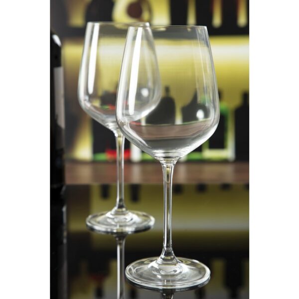 Olympia Crystal Chime Wine Glass - 495ml 17.5oz (16.75USoz) (Box 6) - Image 9