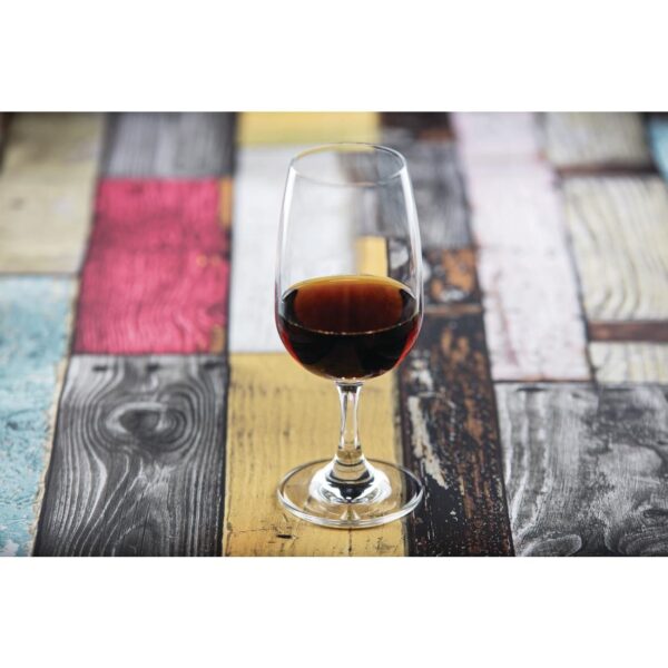 Olympia Crystal Bar Collection Wine Tasting Glass 220ml 7.75oz (7.5USoz) (Box 6) - Image 2