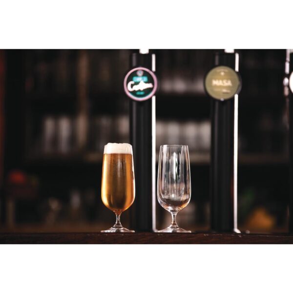 Olympia Crystal Bar Collection Water/Beer Glass 410ml 14.5oz (13.75USoz) (Box 6) - Image 2