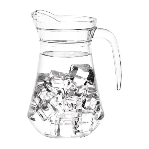 Olympia Glass Jug - 1Ltr (Box 6) - Image 2