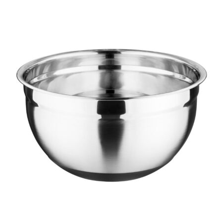 Vogue Mixing Bowl St/St with Silicone Base - 5Ltr 169fl oz