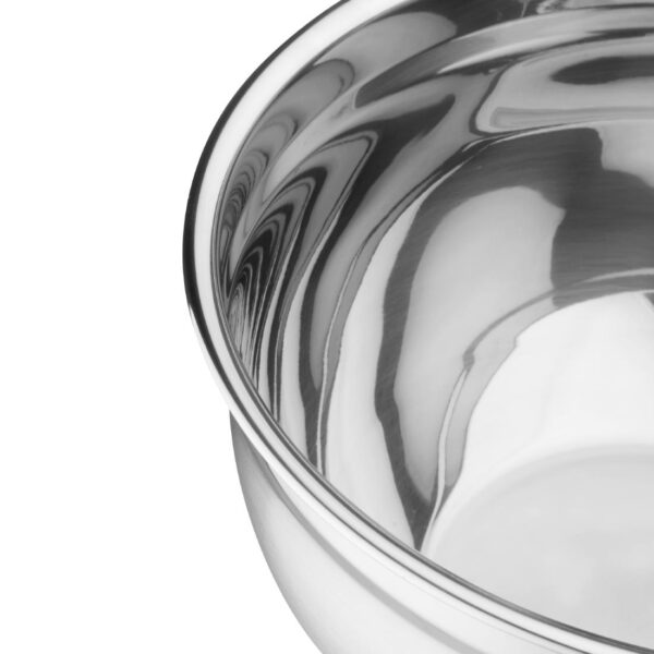 Vogue Mixing Bowl St/St with Silicone Base - 5Ltr 169fl oz - Image 2