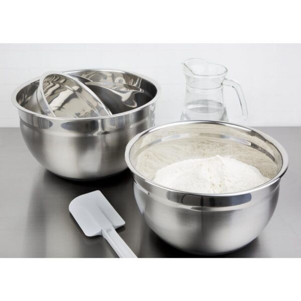 Vogue Mixing Bowl St/St with Silicone Base - 5Ltr 169fl oz - Image 5