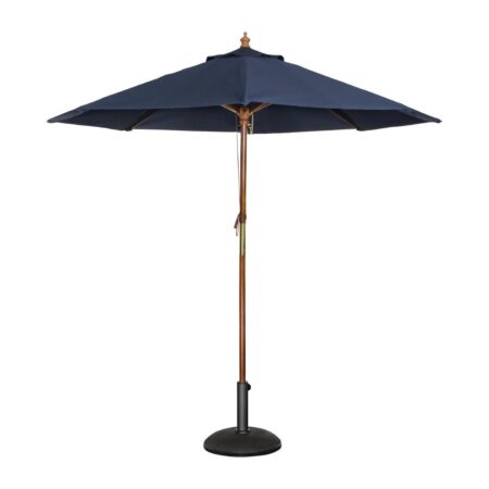 Bolero Round Pulley Umbrella Navy Blue - 2.5m