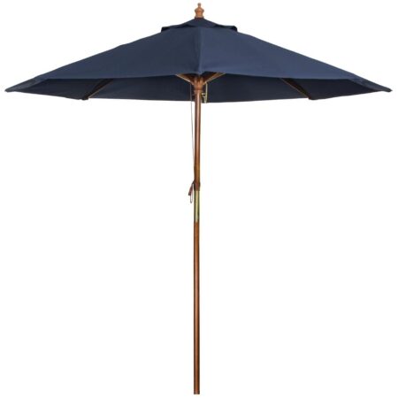 Bolero Round Pulley Umbrella Navy Blue - 3m