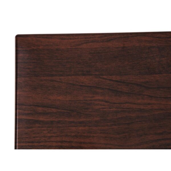 Bolero Square 600mm Table Top (Dark Brown) - Image 3
