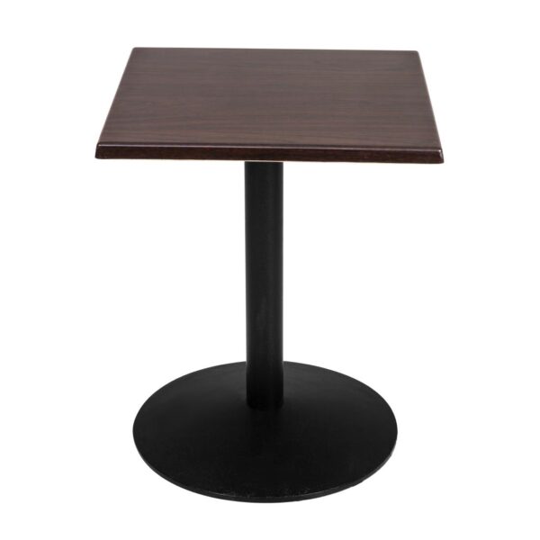Bolero Square 600mm Table Top (Dark Brown) - Image 6