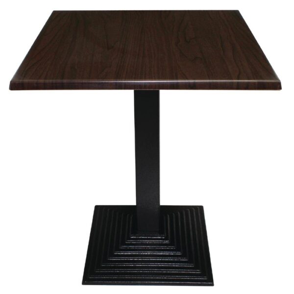 Bolero Square 700mm Table Top (Dark Brown) - Image 2