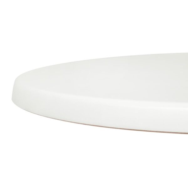 Bolero Round 600mm Table Top (White) - Image 4