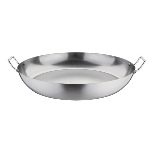 Vogue Paella Pan Carbon Steel - 500mm 20"