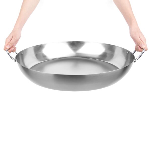 Vogue Paella Pan Carbon Steel - 500mm 20" - Image 3