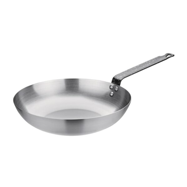 Vogue Wok Carbon Steel - 280mm 11" - Image 2