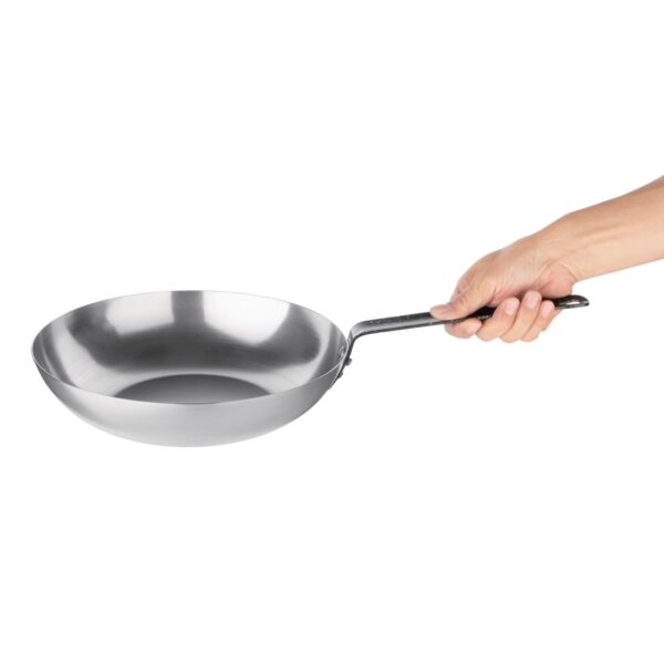 Vogue Wok Carbon Steel - 280mm 11" - Image 4