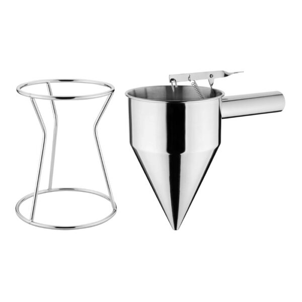 Vogue Stainless Steel Piston Funnel - Image 3