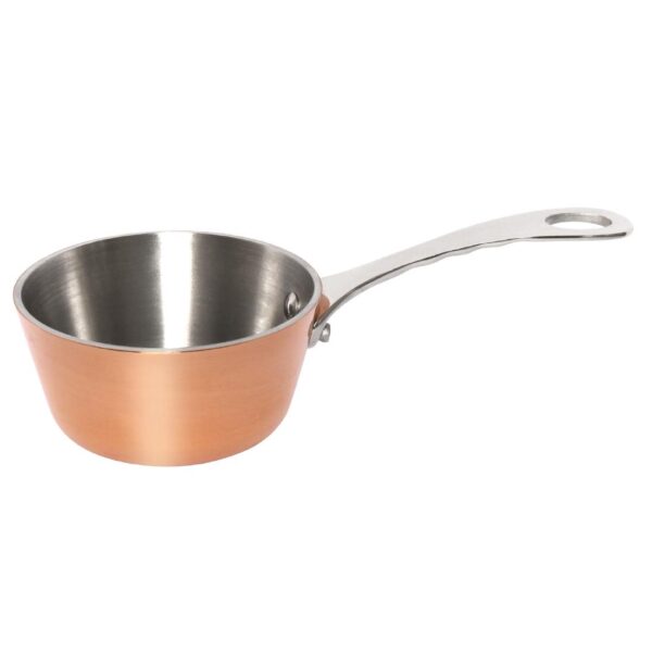 Vogue Copper Mini Gravy Pan - 0.15Ltr 80mm - Image 5
