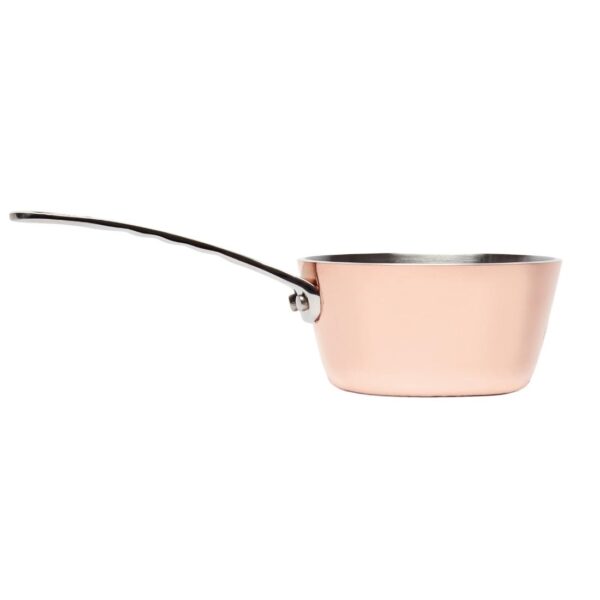 Vogue Copper Mini Gravy Pan - 0.15Ltr 80mm - Image 3