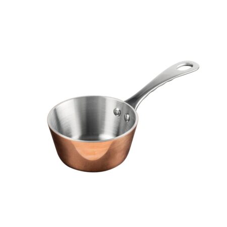 Vogue Copper Mini Gravy Pan - 0.15Ltr 80mm