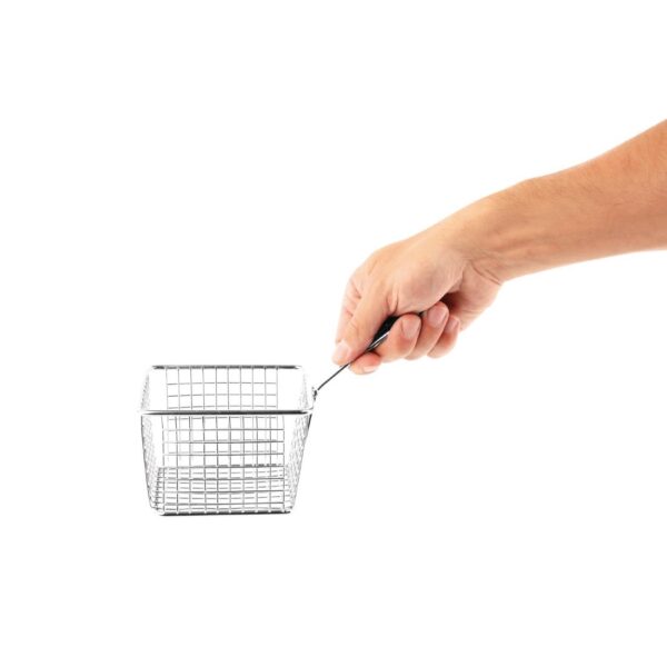 Olympia Square Presentation Basket St/St Large - 80(H)x120(W)x100mmD - Image 4