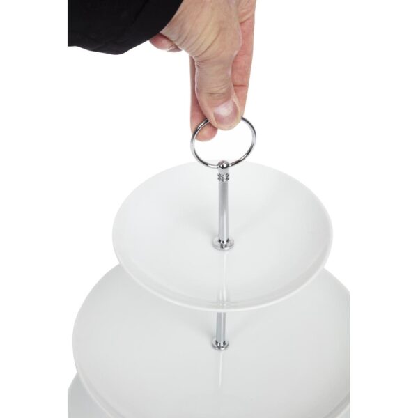 Olympia cake stand 3-tier 150mm & 227mm & 265mm - Image 5
