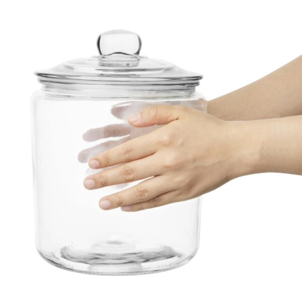 Olympia Biscotti Jar with lid - 3.8Ltr (Box 1) - Image 3