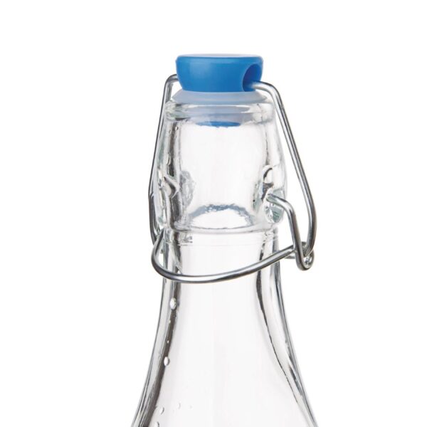 Olympia Glass Water Bottle with Stopper - 1180ml (Box 6) - Image 5