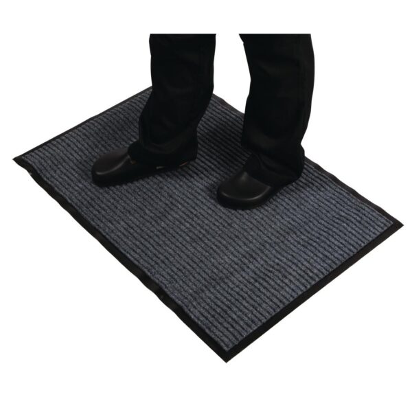 Jantex Entrance Mat 0.6 x 0.9m Steel Colour - Image 2