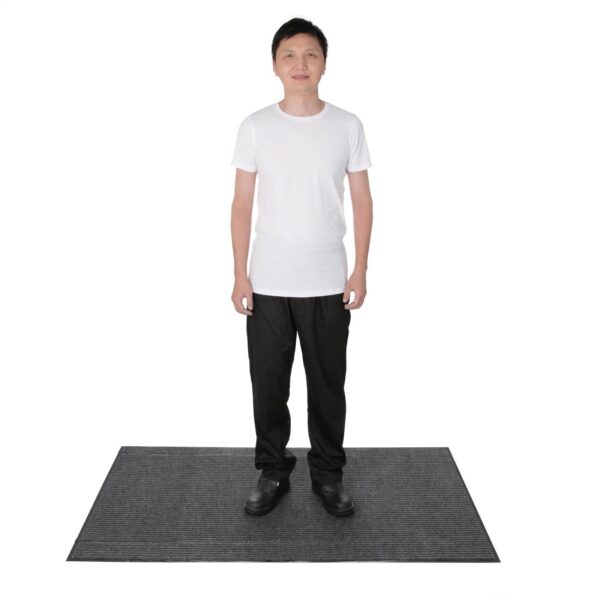 Jantex Entrance Mat Steel Colour - 0.9x1.5m - Image 4