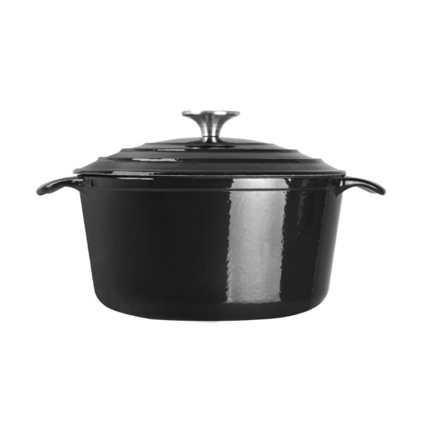 Vogue Round Casserole Black - 4Ltr 235mm - Image 5