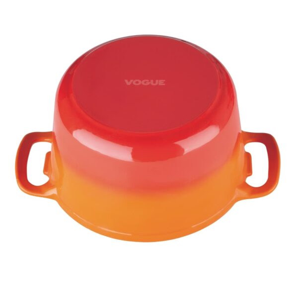 Vogue Round Casserole Orange - 3.2Ltr 205mm - Image 2