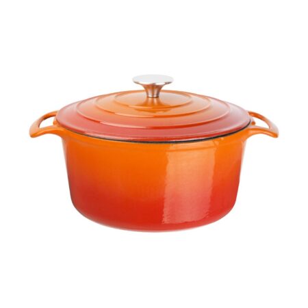 Vogue Round Casserole Orange - 3.2Ltr 205mm