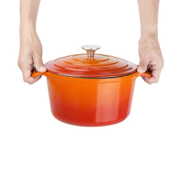 Vogue Round Casserole Orange - 3.2Ltr 205mm - Image 6
