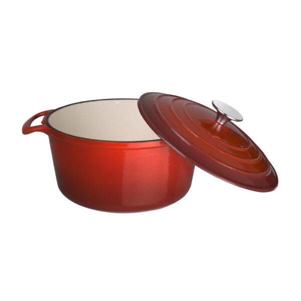 Vogue Round Casserole Red - 3.2Ltr 205mm - Image 4