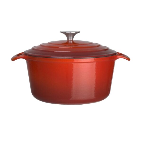 Vogue Round Casserole Red - 3.2Ltr 205mm - Image 5