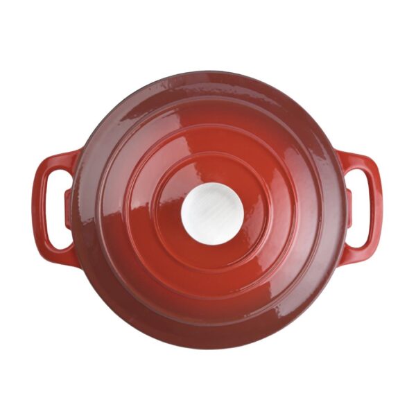 Vogue Round Casserole Red - 3.2Ltr 205mm - Image 6