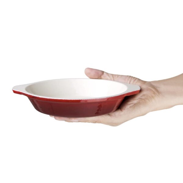 Vogue Round Gratin Red - 400ml - Image 4