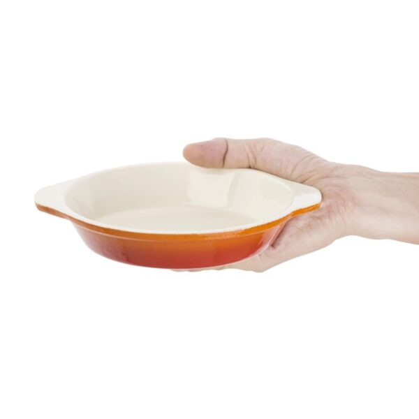 Vogue Round Gratin Orange - 400ml - Image 4