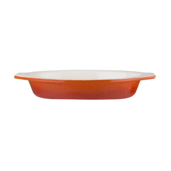 Vogue Oval Gratin Orange - 650ml - Image 2