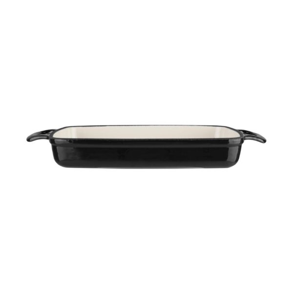 Vogue Rectangular Dish Black - 55x390x235mm 2 3/4Ltr 94 1/2fl oz - Image 4