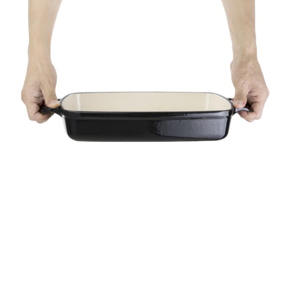 Vogue Rectangular Dish Black - 55x390x235mm 2 3/4Ltr 94 1/2fl oz - Image 6