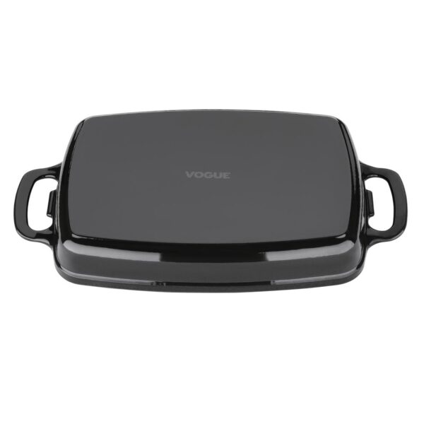 Vogue Rectangular Dish Black - 55x390x235mm 2 3/4Ltr 94 1/2fl oz - Image 7