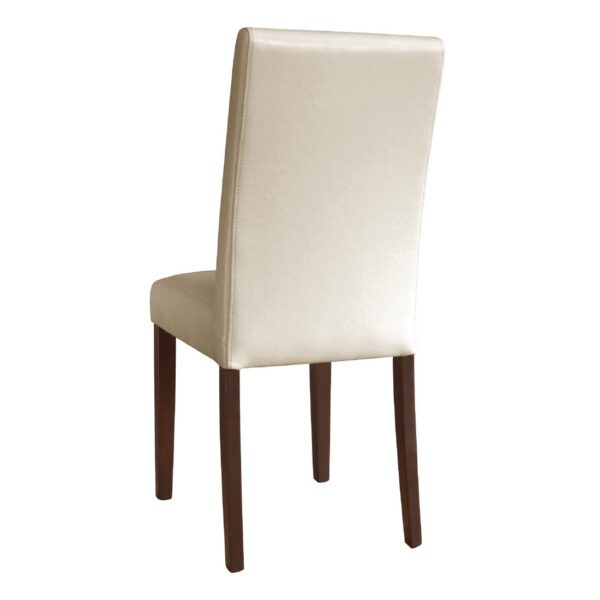 Bolero Faux Leather Dining Chair Cream (Box 2) - Image 2