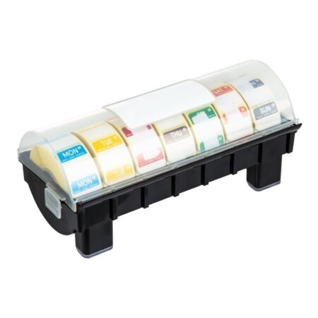 Hygiplas Day of the week Removable labels starter Kit 1'' (inc Dispenser)
